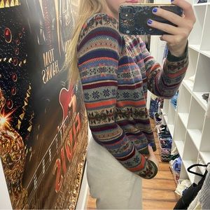 Vintage knit sweater - best united garment - size small